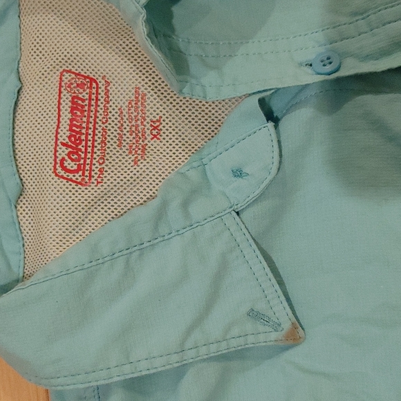 3 Coleman vented button-up shirts short sleeve - Picture 5 of 5